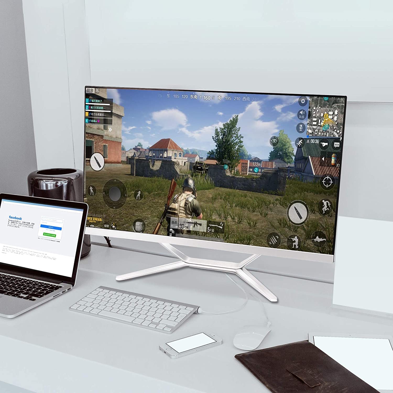 Amazon.co.jp: VETESA 一体型 PC Windows 11 24型フルHD液晶一体型