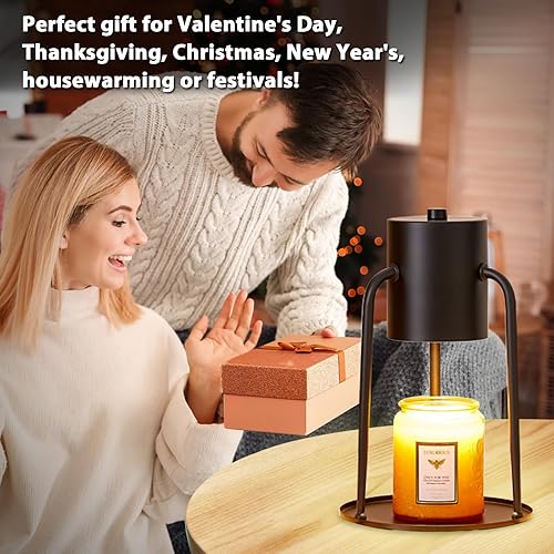 Miniatura 7 de Lámpara calentadora de velas, calentador de lámpara de vela con temporizador, regulable, calentador de luz de velas, lámpara de calentamiento de