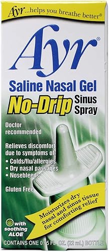 AYR Spray de gel nasal salino de 0.75 onzas por ASCHER B.F.AND COMPANY INC.