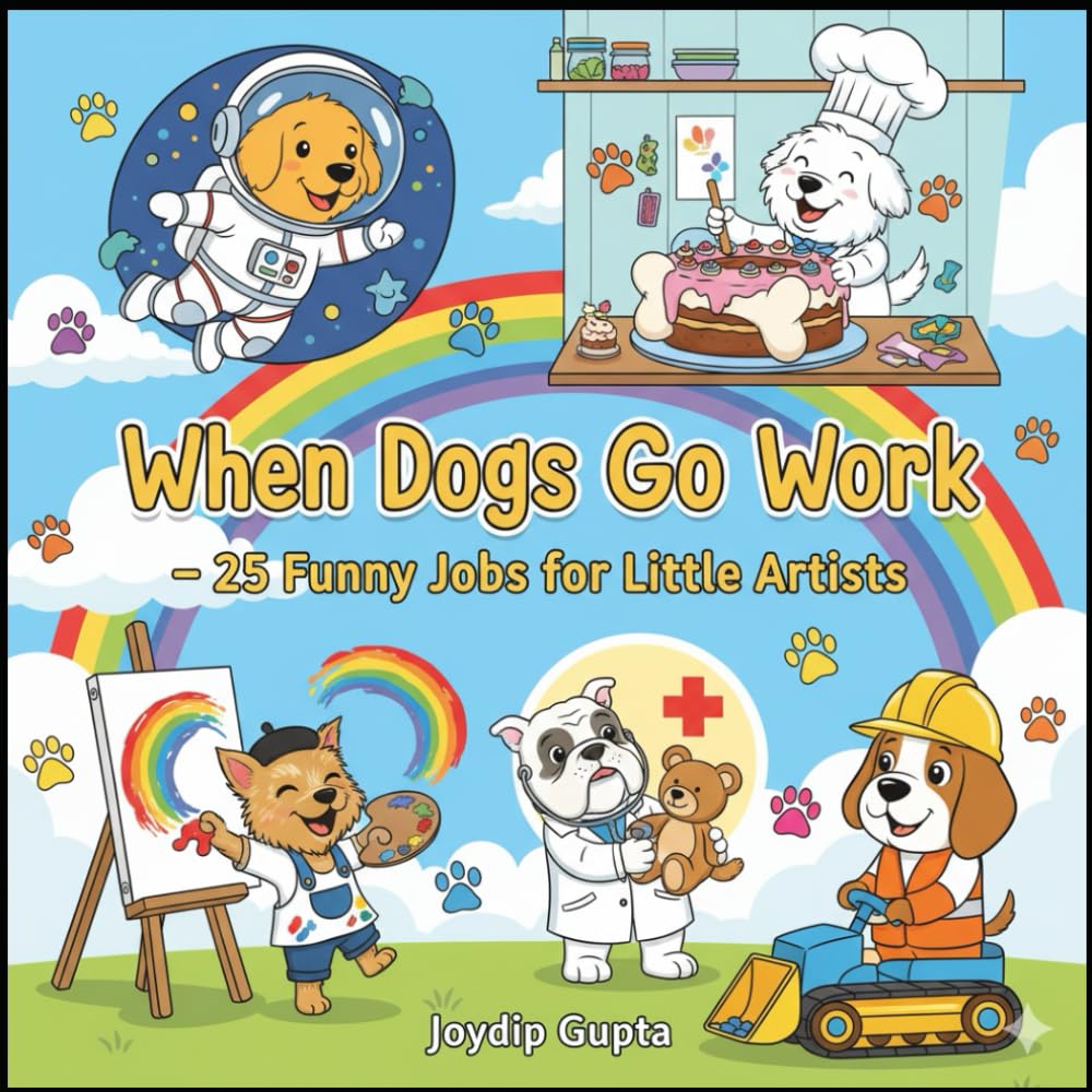 When Dogs Go Work: 25 Funny Jobs for Little Artists