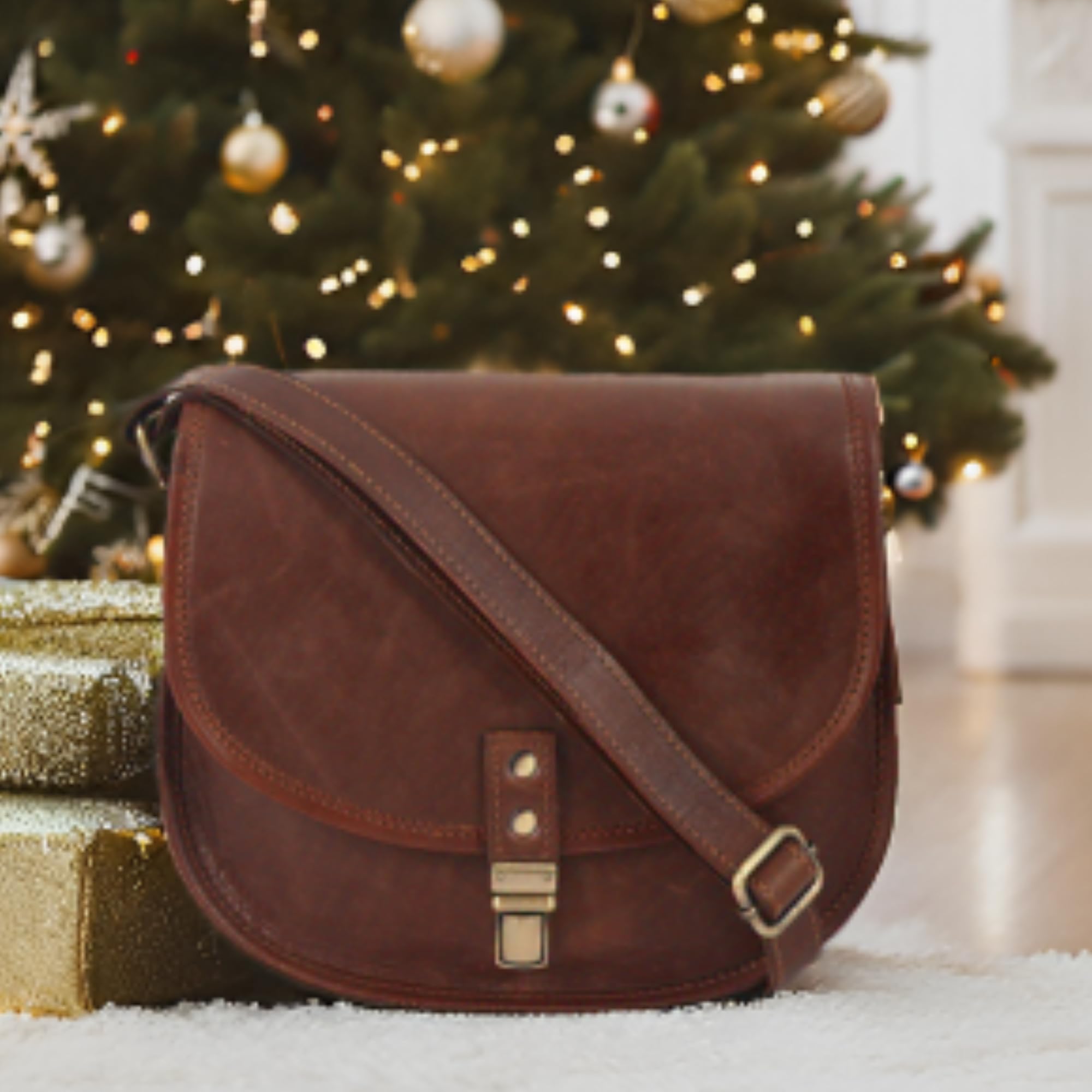 URBAN LEATHER Bolso bandolera de las mujeres de cuero genuino Boho hippie satchel bolsa de viaje