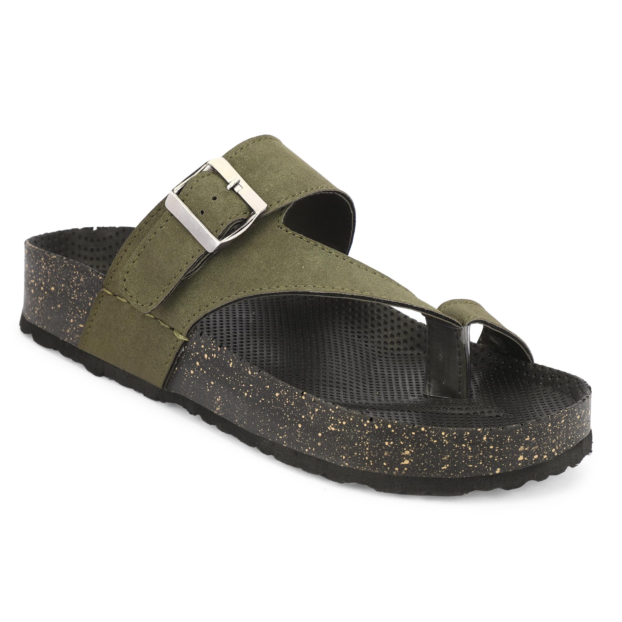 Unisex Toe Ring Comfort Sandals | Adjustable Buckle Slip-On Slippers | Lightweight Cushioned Footbed | Anti-Slip Casual Everyday Footwear LG_115-image-29