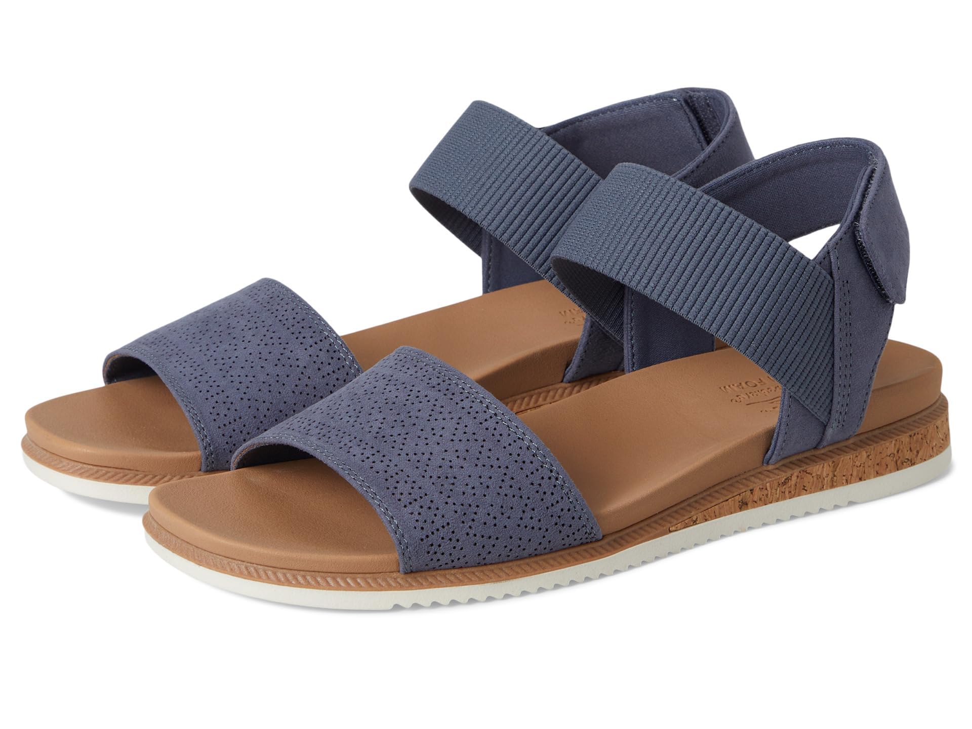 Sandale femme Skechers pour éviter les maux de pieds en couleur bleu 39 EU - 8