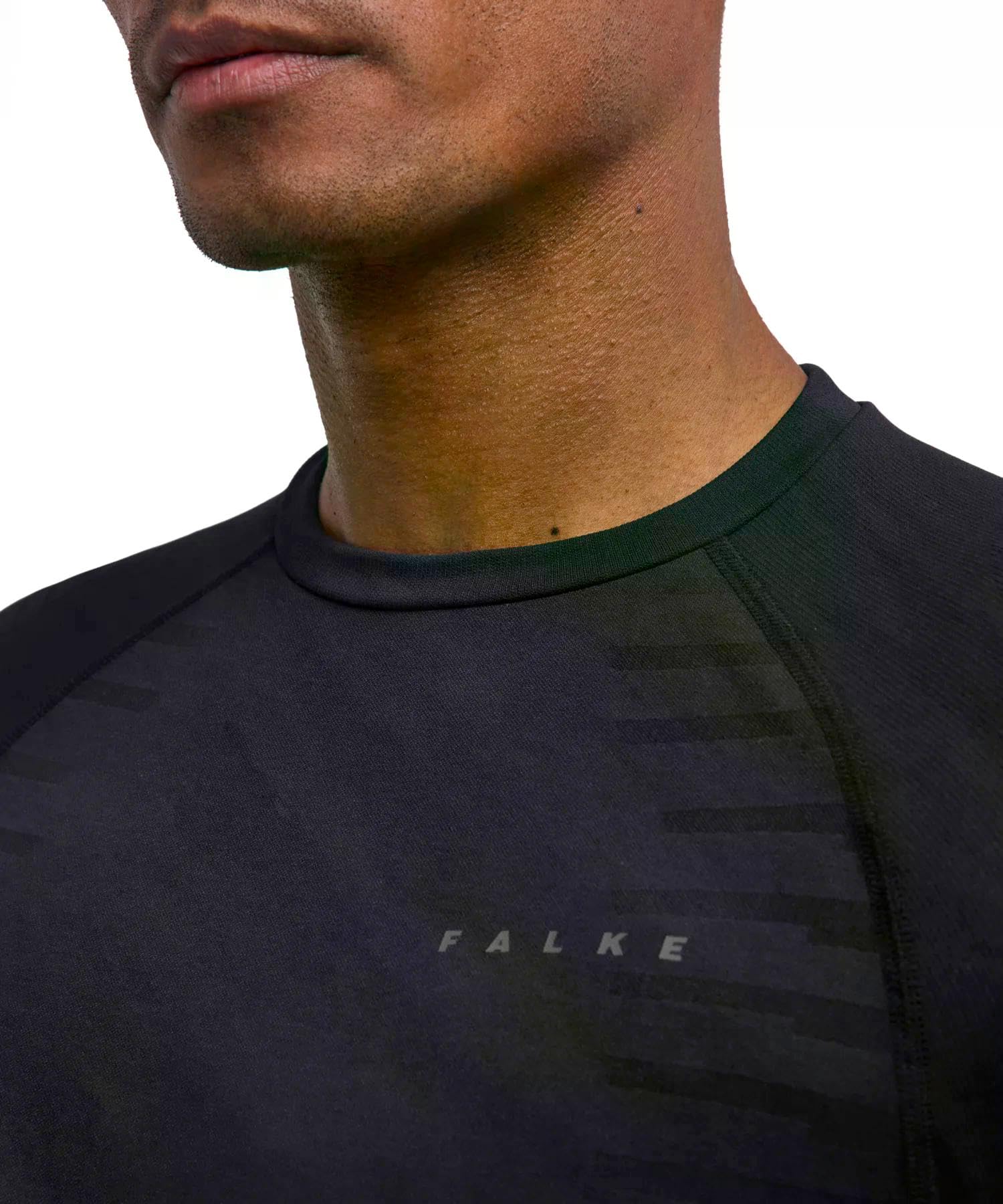 FALKE Maximum Warm Round Neck M L/S SH Hilo Funcional Secado Rápido Termo 1 Pieza Capa de Base Superior Hombre (Pack de 1)