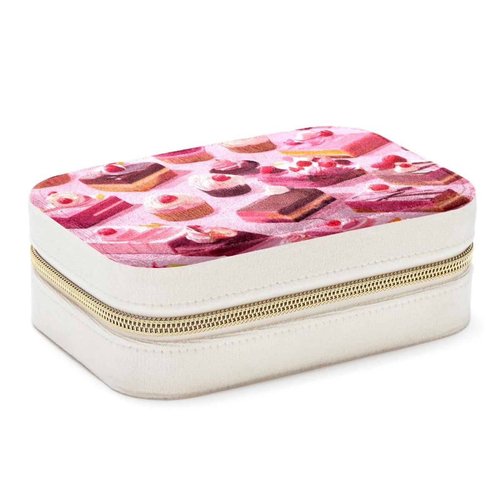Boîte à bijoux de voyage rose : étui compact double couche pour partir l'esprit léger
