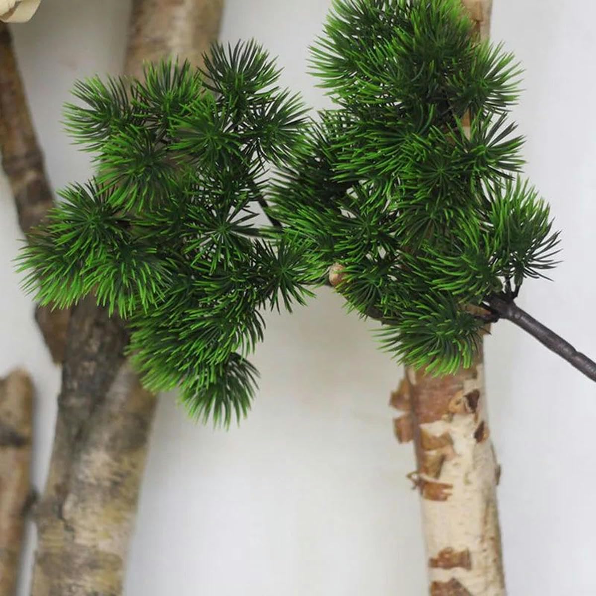 Amazon.de: Knstliche Pflanze, einzelner Zweig, Thuja, Kiefernblatt,  Landschaftsbau, knstlicher Zweig, Gartendekoration fr den Auenbereich,  knstliche Grnpflanzen, Hellgelb