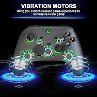 Vista 3 de conwin Wired Xbox One Game Controller, Enhanced Game Controller Compatible with Xbox One SeriesPC,Gaming Controller with Programming Keys,Dual