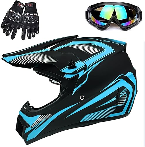 Casco para adultos de 4 ruedas, casco de motocross DOTFMVSS-218, cómodo y transpirable, casco completo para locomotoras utilizadas en todas las