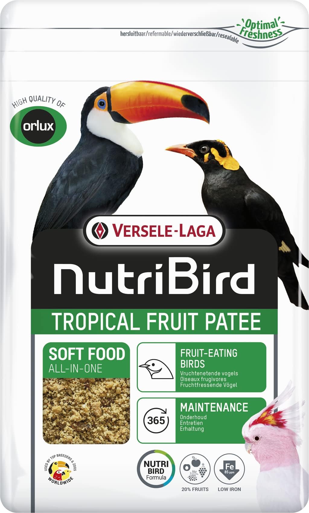 Nutribird Tropical Fruit Patee Bird Food