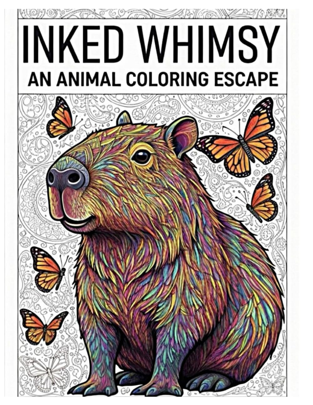 Inked Whimsy: An Animal Coloring Escape