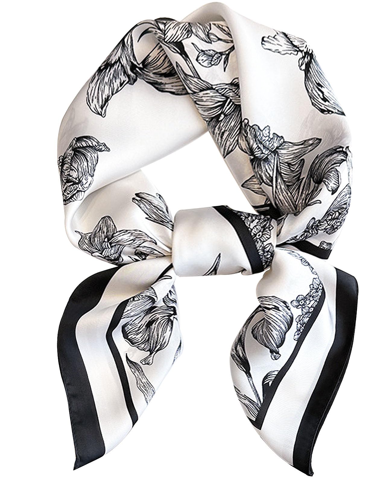 Satin Bandanas Head Scarf For Women Hair Scarves Accessories Lightweight Fashion Wrap Neck Silk Sleeping Headscarf