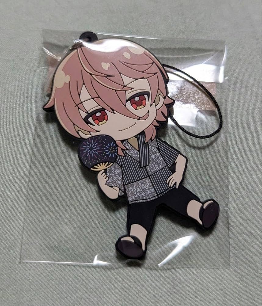 カラフルピーチ　極楽湯　ラバーストラップ 動画クリエイター『カラフルピーチ』×極楽湯・RAKU SPAコラボ