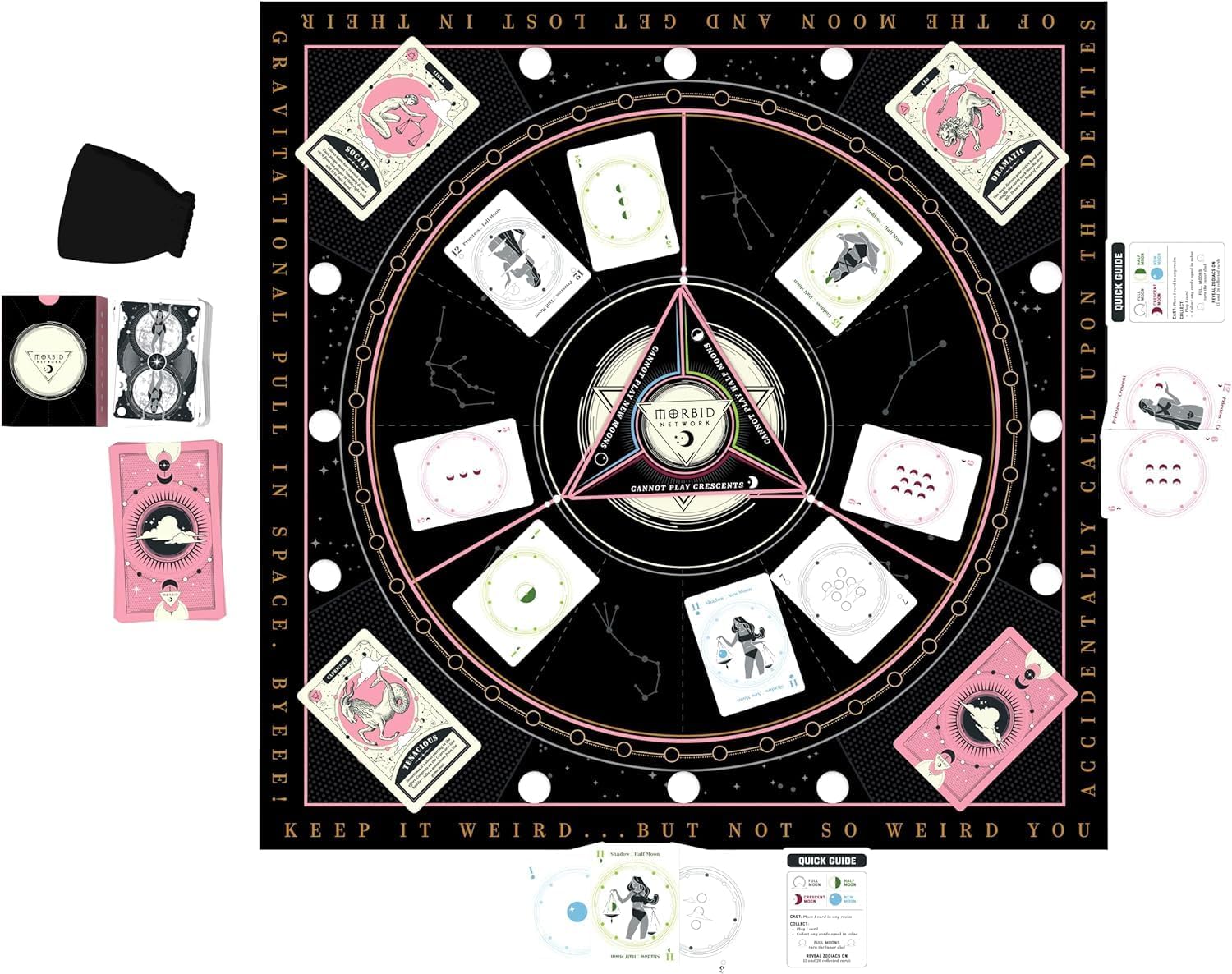 Morbid The Lunar Dial & What's Your Sign? Bundle - Astrology Party Games for Adults