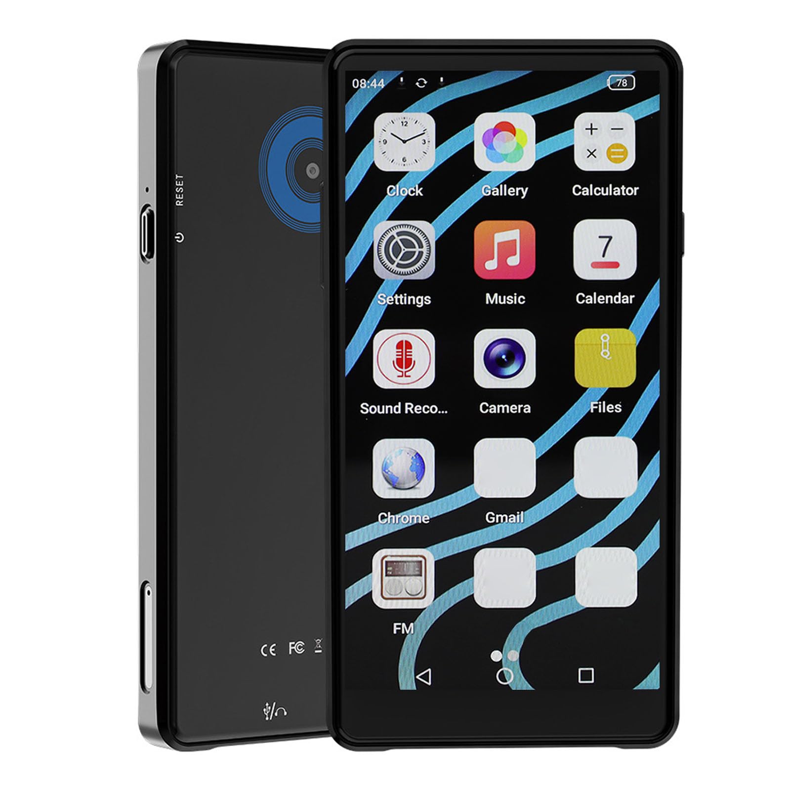 GOWENIC 64GB MP3 Player with Bluetooth and WiFi 4 99 HD Full Touch Screen Mp3 Mp4 Music Player