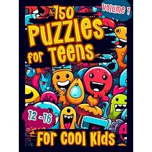 Puzzle Book for Teens 12-16 Activities & Brain Teasers with Word Search, Cryptograms, Mazes, Crosswords & More for Clever Kids
