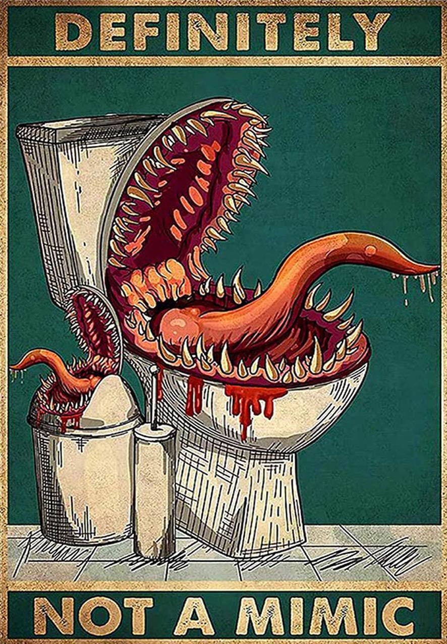 Nuboxx New Metal Sign Definitely Not A Mimic Vintage Metal Tin Sign For Home Bar Pub Garage Decor Gifts for Home Wall Decor Gifts 6x8 Inch