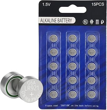youchen AG6 LR920 Alkaline Button Battery 15 Pack 371 370 SR920SW LR921 1.5V Cell Watch Batteries