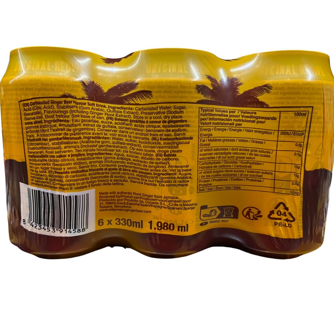 OLD JAMAICA Ginger Beer 24 X 330 ML Multipack