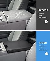 Vista 2 de INTGET Funda para reposabrazos de consola central para Ford F150 2015-2023 2024 2025/para F250 F350 F450 F550 2017-2026 Asiento de salto 40/20/40