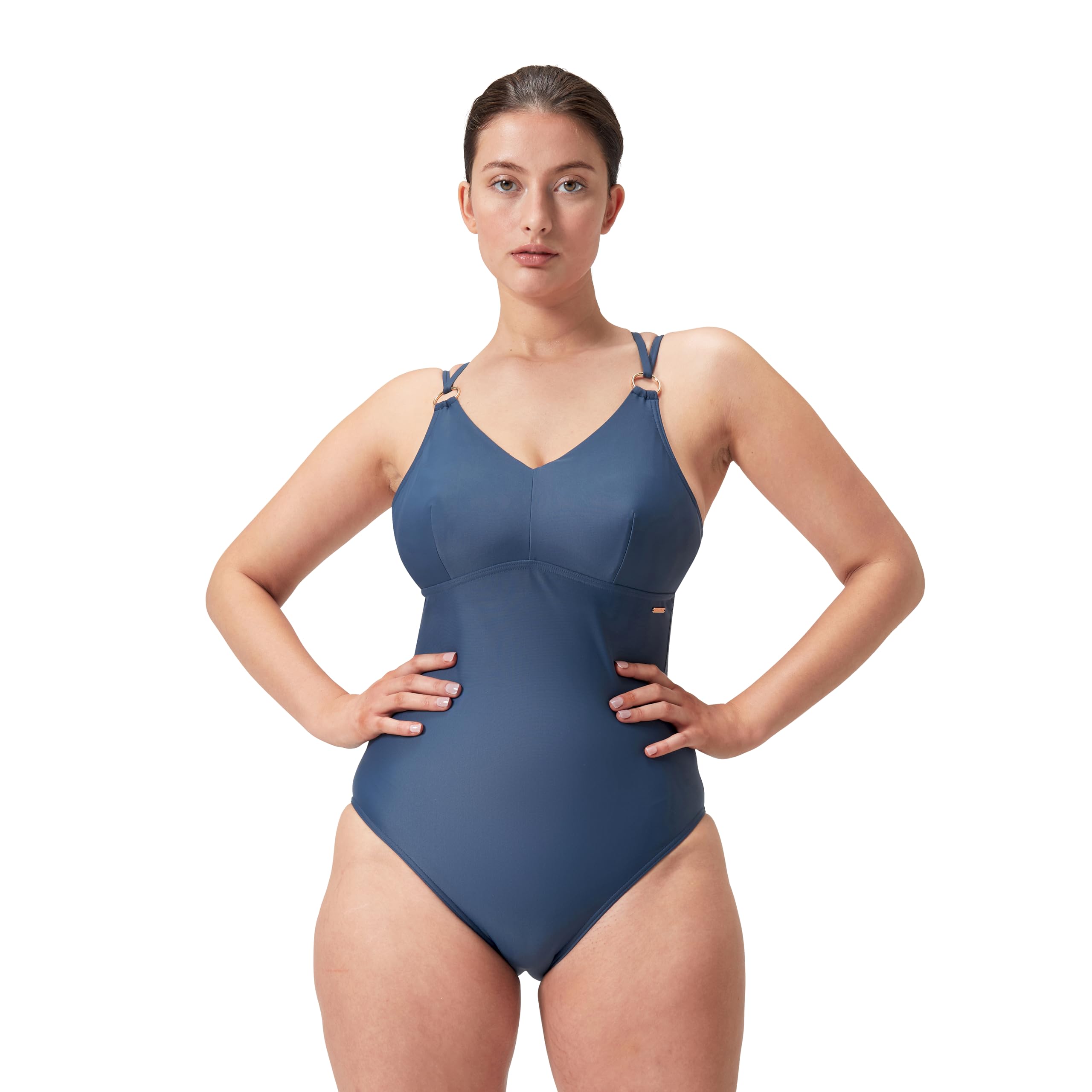 Speedo Shaping Strappy 1 Piece Costume da Bagno Donna (Pacco da 1)