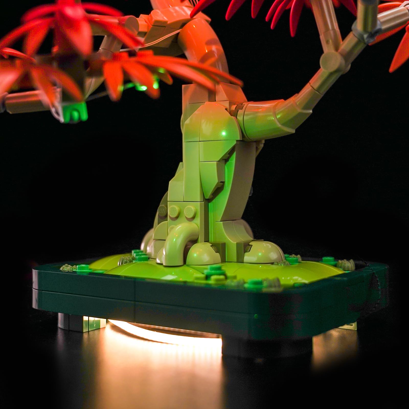 LocoLee Licht Set Kompatibel mit Lego 10348 Japanese Red Maple Bonsai Tree (Kein Lego-Set), Dekorative Beleuchtung Set Compatible with Lego 10348 Bonsai-Baum