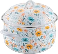 Vista 3 de Prep•N•Cook by McSunley - Horno holandés esmaltado de porcelana de 6 cuartos