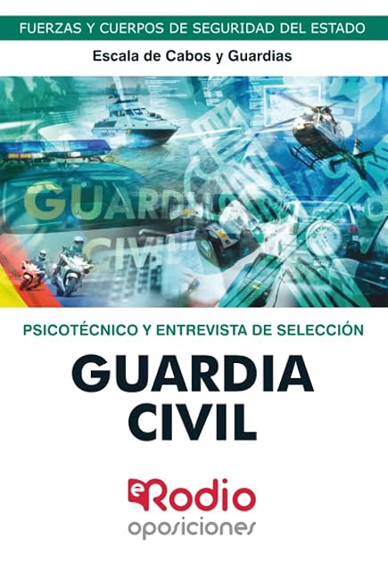 Portada de Guardia Civil: Escala de Cabos y Guardias; Test Psicotecnico y Ebtrevi