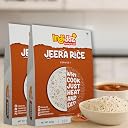 Indidoz Jeera Rice Ready to Eat | Fragrant Basmati Rice Cooked with Cumin Seeds | Authentic Indian Flavoured Rice | Heat & Eat Meal | No Preservatives | Perfect for Travel & Office Lunch | 400g Pack of 2 gallery image