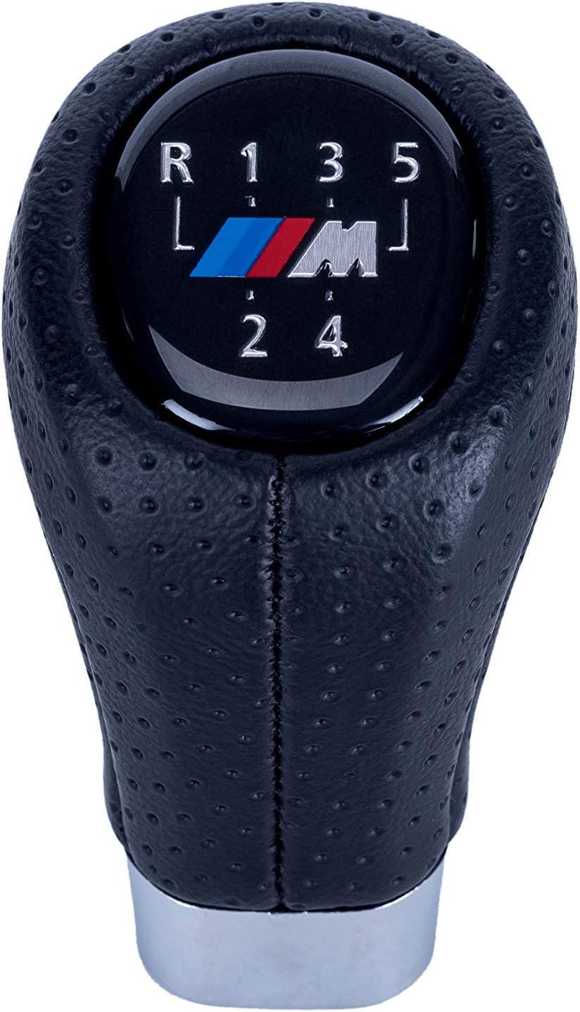 KAMANDA Car Gear Shift Knob Shifter Lever E34 E36 E38 E39 E46 E53 E60 E61 E63 E64 E83 E90 E91 E92 E93 3 Series 5 Series X1 X3 X5 (5 Speed)