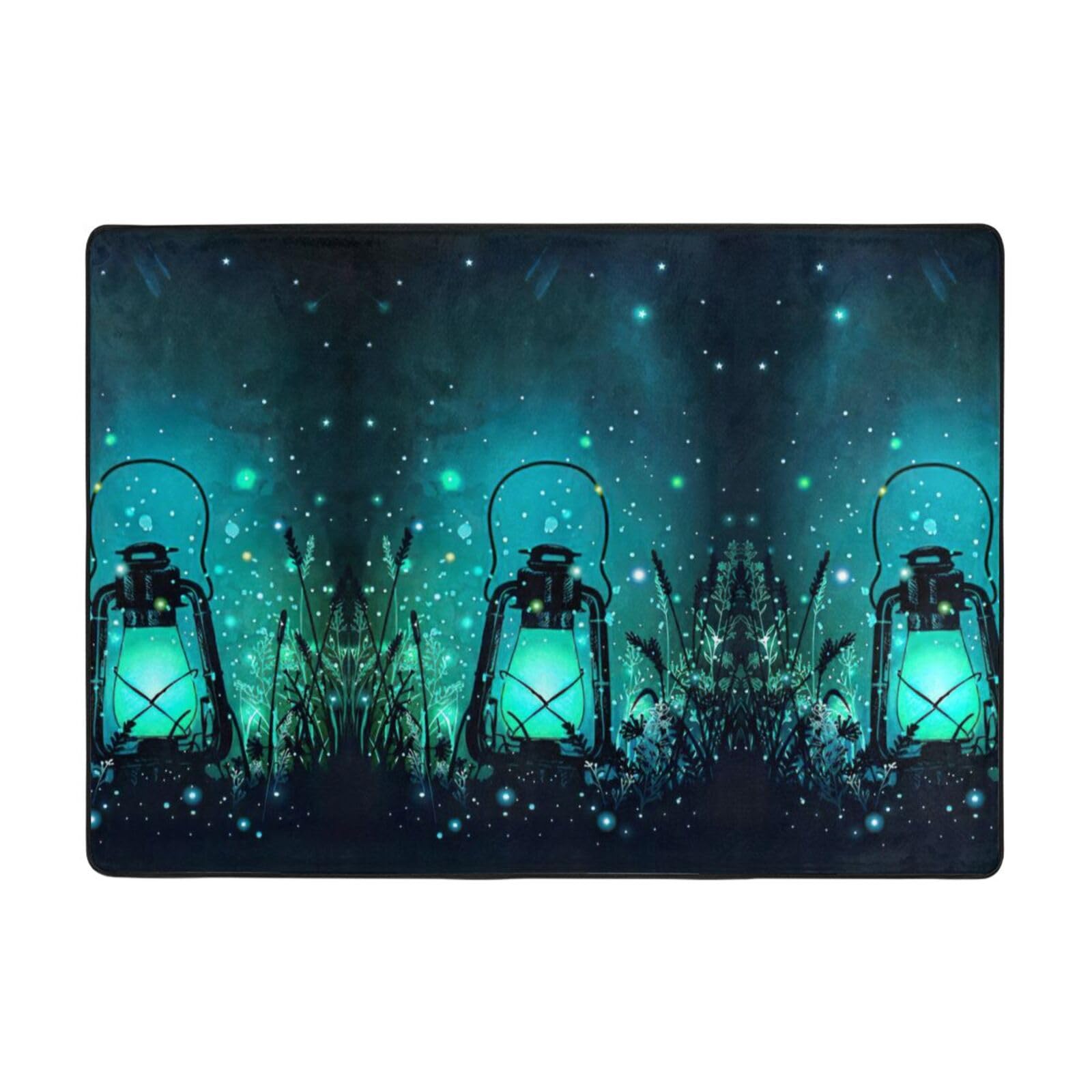Tapis de yoga lucioles et lanternes OdDdot pour sublimer votre salon et vos séances