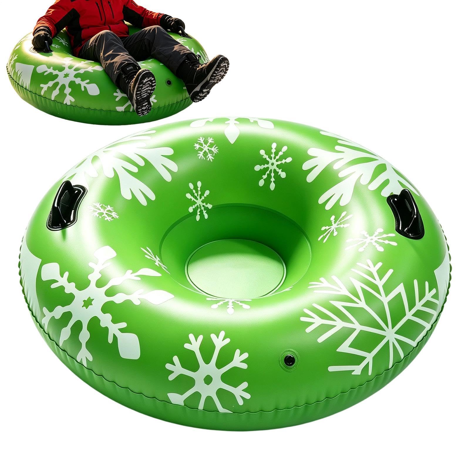 Ciambella da Neve Gonfiabile Donut da Slittino in PVC Ispessito 90x90 cm | Slittini Invernali Gonfiabili Giochi Invernali Outdoor Su Neve E Ghiaccio, Sci, Per Donne, Uomini, , Ragazzi, Ragazze, Na