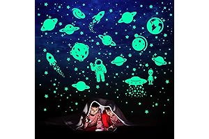 260 Glowing Stars and Planets for Ceiling