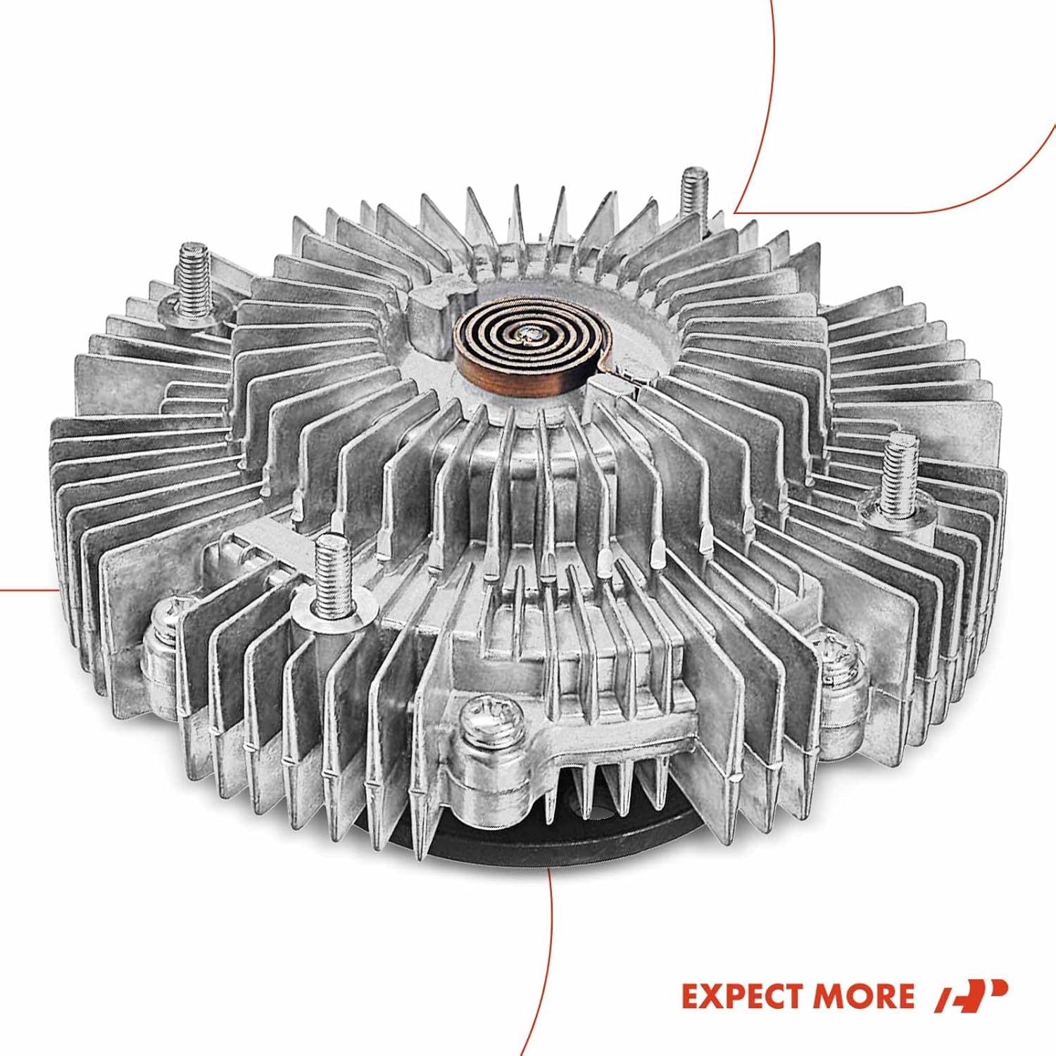 A-Premium Engine Cooling Fan Clutch Replacement for Toyota Landcruiser 1998-2005 Tundra 2000-2002 Lexus LS400 1990-2000 LX470