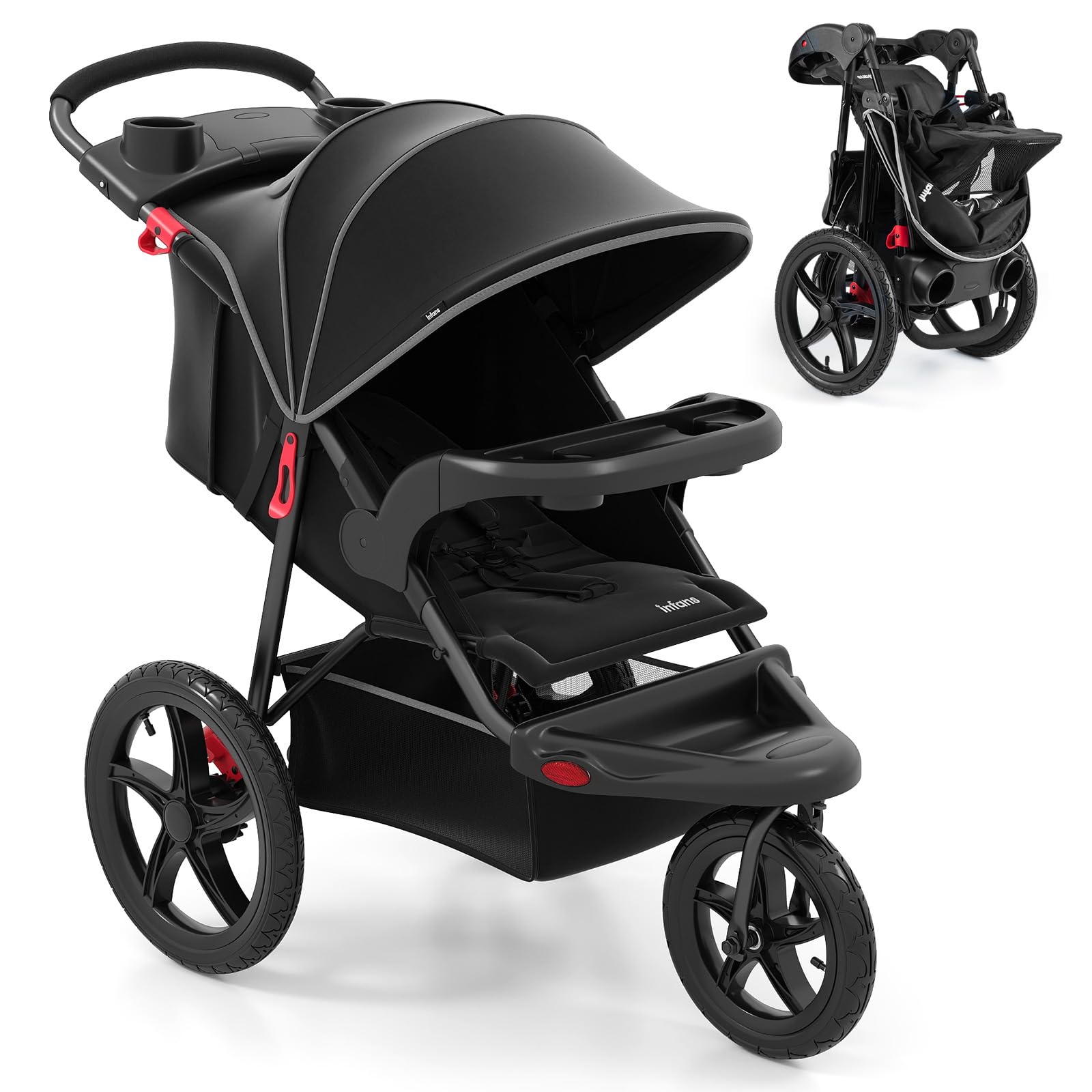 INFANS Jogging Stroller
