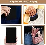 ZCZN Pocket Notebook 3.5x5.5 Inches, Black Softcover Lined Notebook, 12 Pack Small Journal for Office School Travel (12)