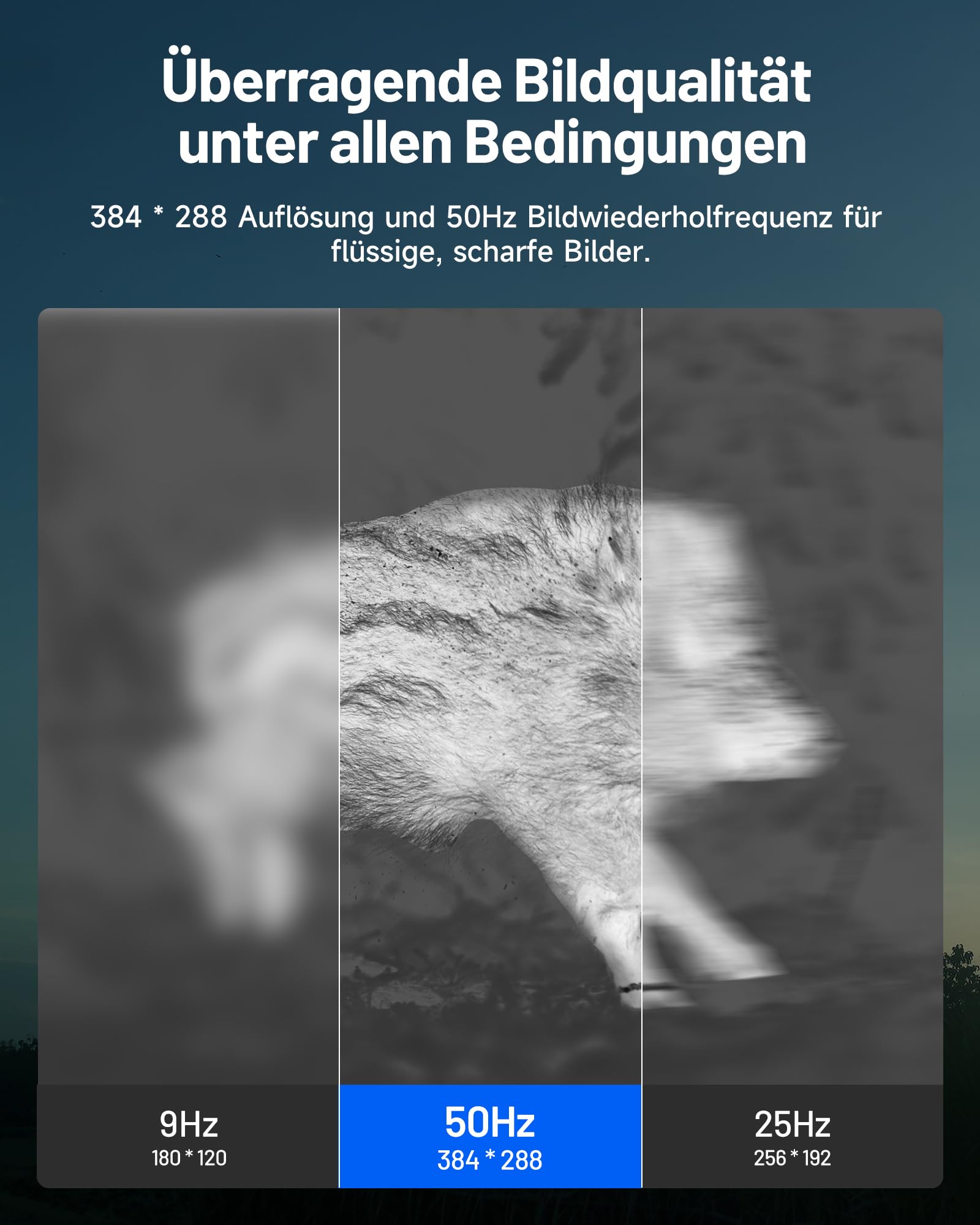 TOPDON TS005 Wärmebildkamera Jagd, 384x288 IR-Auflösung, 35mm verstellbares Objektiv, 600m Laserentfernung, 50Hz Wärmebild-Nachtsicht-Monokular, 64GB Speicher, für Tierbeobachtung & Outdoor-Erkundung