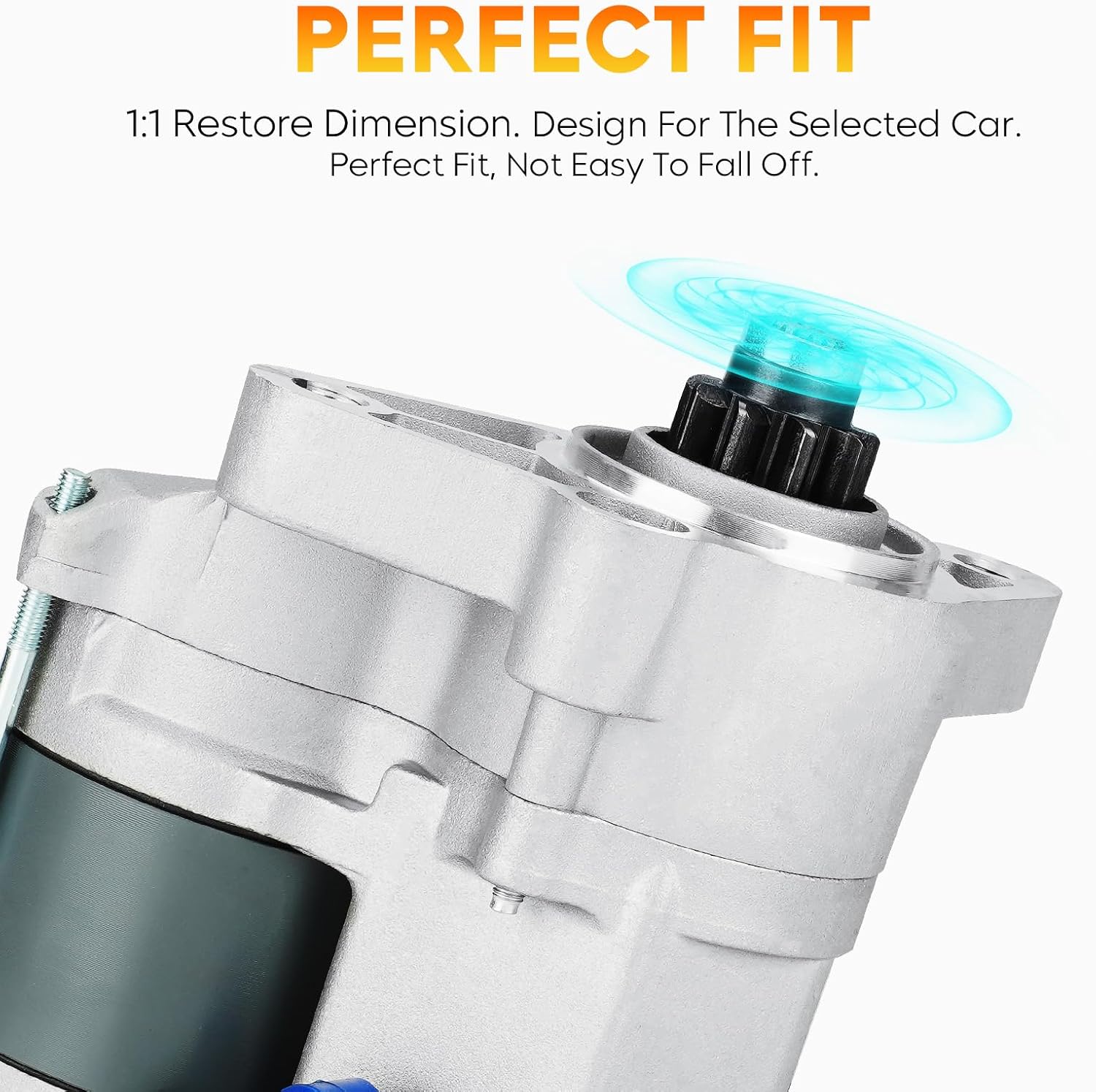 17671 Starter (Only for Manual) 3.4L for Toyota Tacoma 95-02 V6, for Tundra 00-04, for 4Runner 96-01, for T100 95-98, 228000-3750, 228000-3753, 28100-07010, 28100-62050, 410-52127, 17707