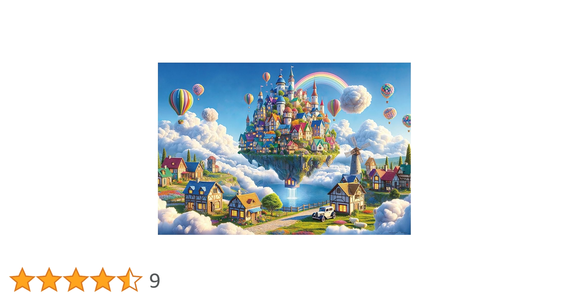 Amazon | 【日本製】ビバリー 1000ピース ジグソーパズル 天空に浮かぶ