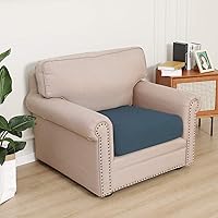 Vista 405 de Easy-Going Fundas Elásticas de 3 Piezas para Cojines de Sofá para Sofá Seccional Izquierdo/Derecho en Forma de L Chaise Lounge Funda de Asiento