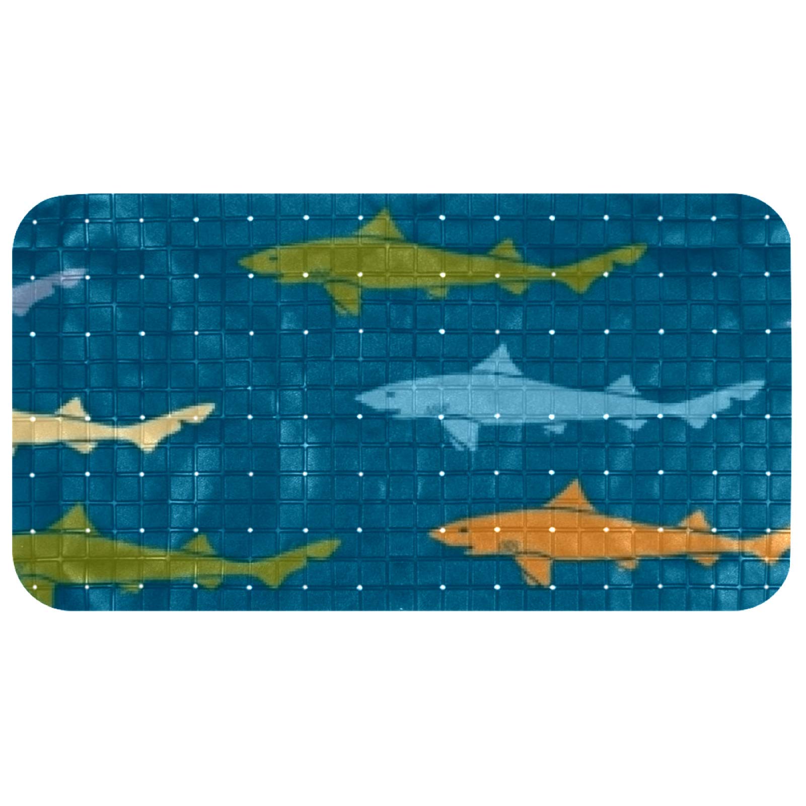 Tapis de bain original Bennigiry 37,3 x 68,3 cm idéal pour réveiller votre carrelage