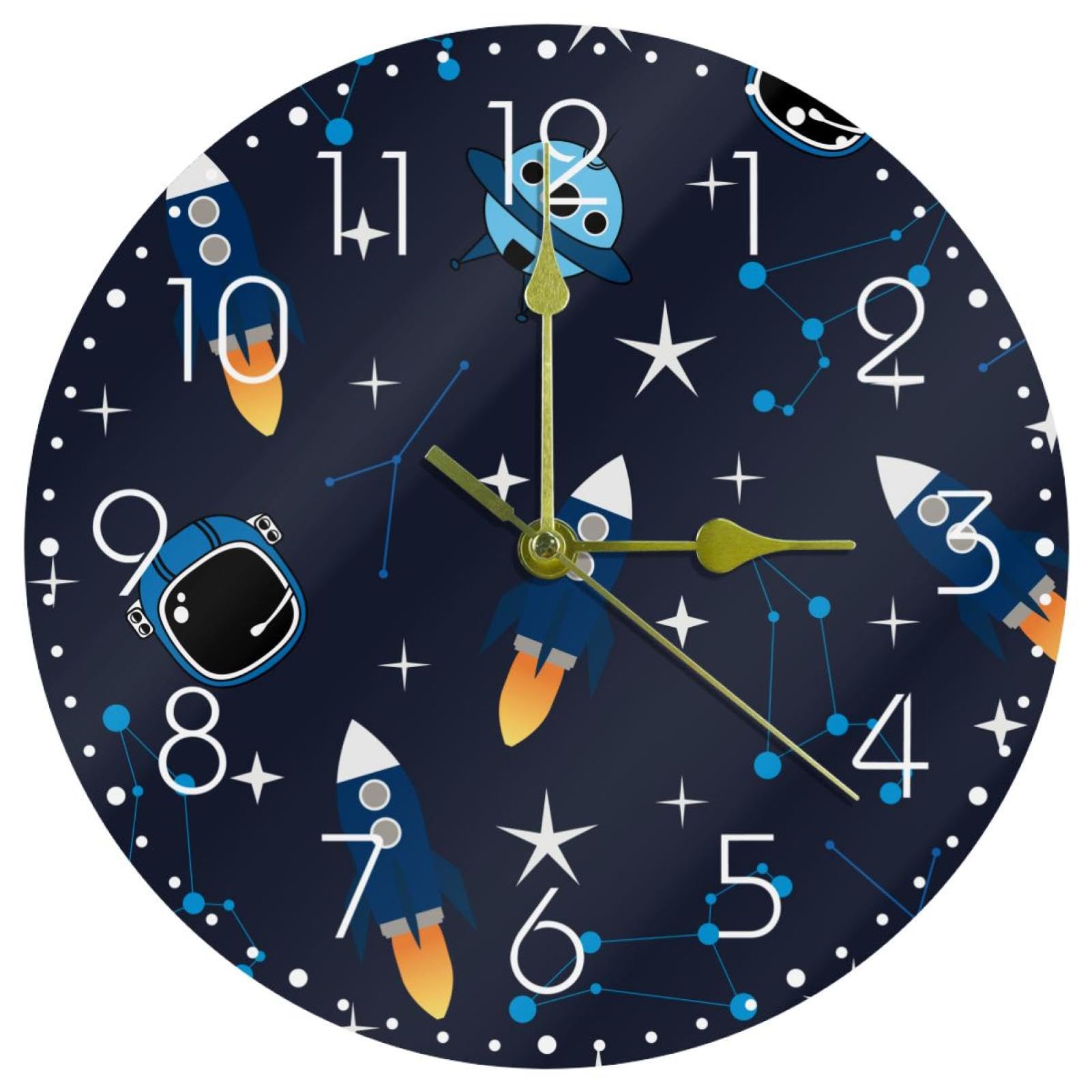 Horloge murale en acrylique haut de gamme style ferme d&eacute;co