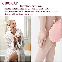 Vista 3 de Manopla exfoliante para exfoliante corporal, guante exfoliante Revive Glow Keesa, guante exfoliante de baño coreano, guantes exfoliantes profundos