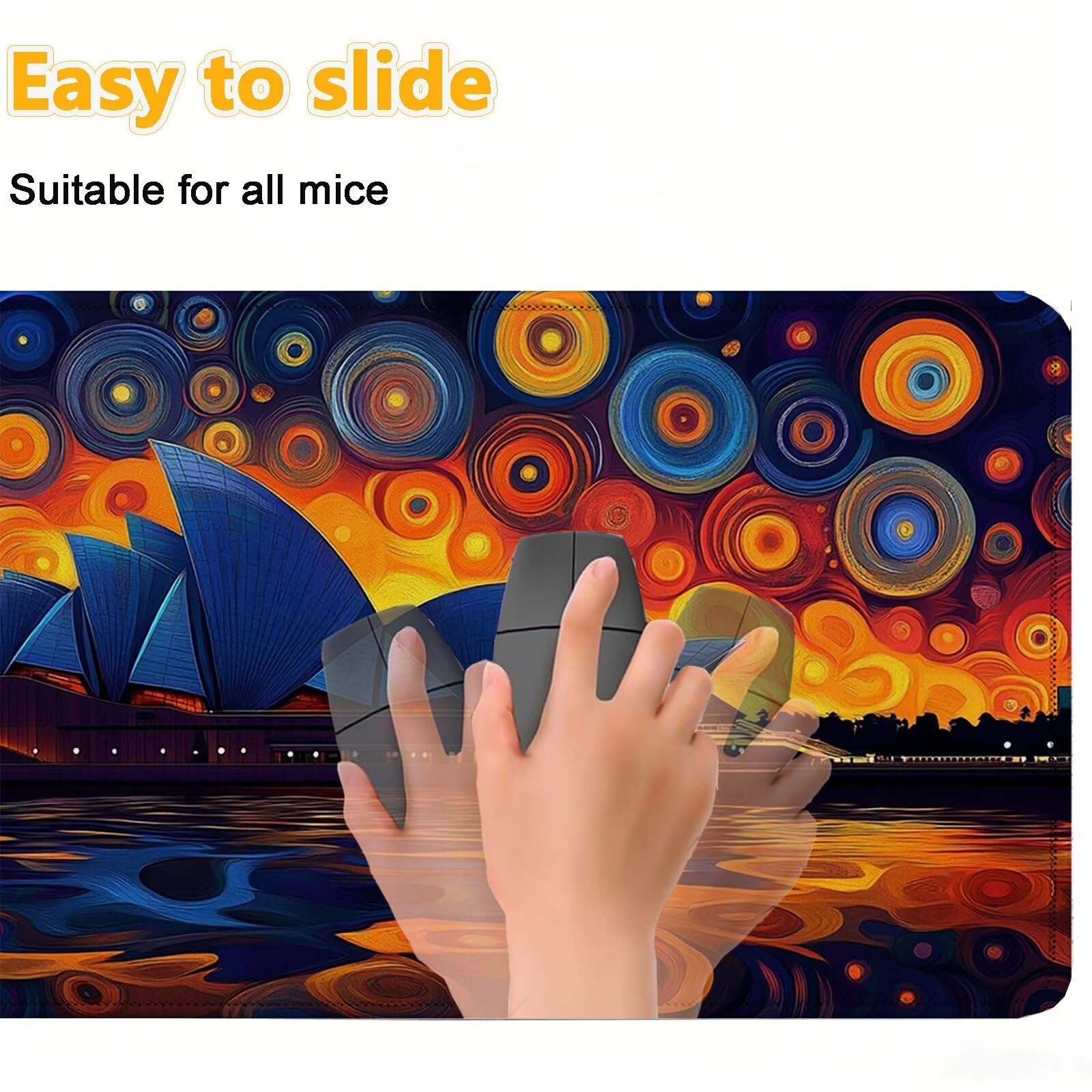 Tapis de Souris XXL Tapis de Souris Gaming 900 x 450 mm Couleur 0-z57