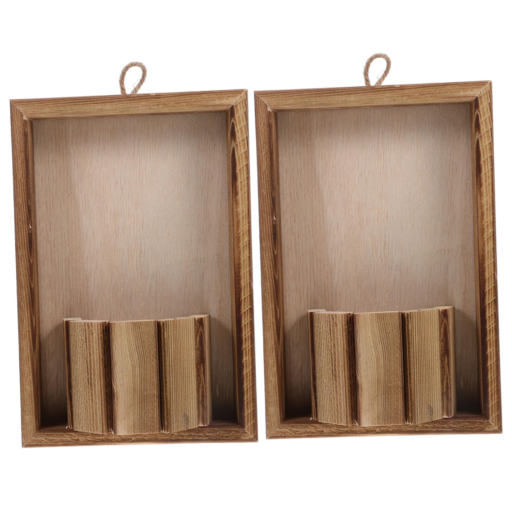 Panier floral mural en bois pour embellir votre bureau et maison