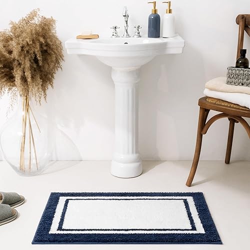 Miniatura 8 de GRANNY SAYS Alfombras de baño de microfibra antideslizantes, lavables, absorbentes de agua, tapetes de baño suaves para suelo de baño y ducha,