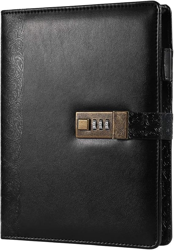 CAGIE Locking Journal for Adults Journal with Lock Combination