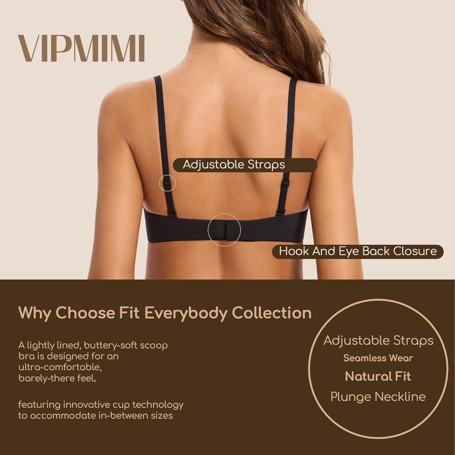 Skims Fits Everybody T-Shirt Bra thumbnail 5