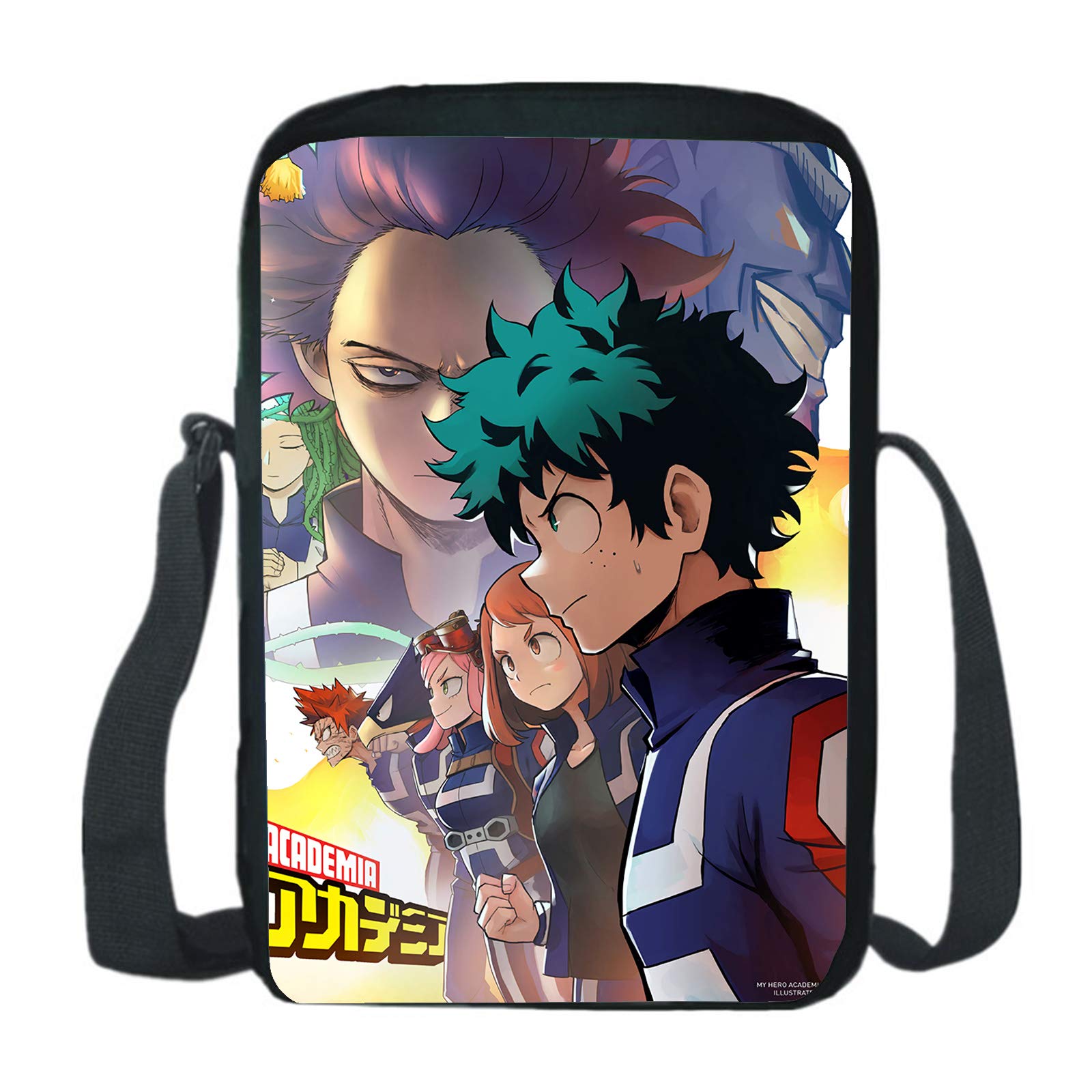 Sac Bandoulière My Hero Academia – Polyester 24x16x2 Cm – Cosplay, École, Voyage – Cadeau Fans Boku No Hero