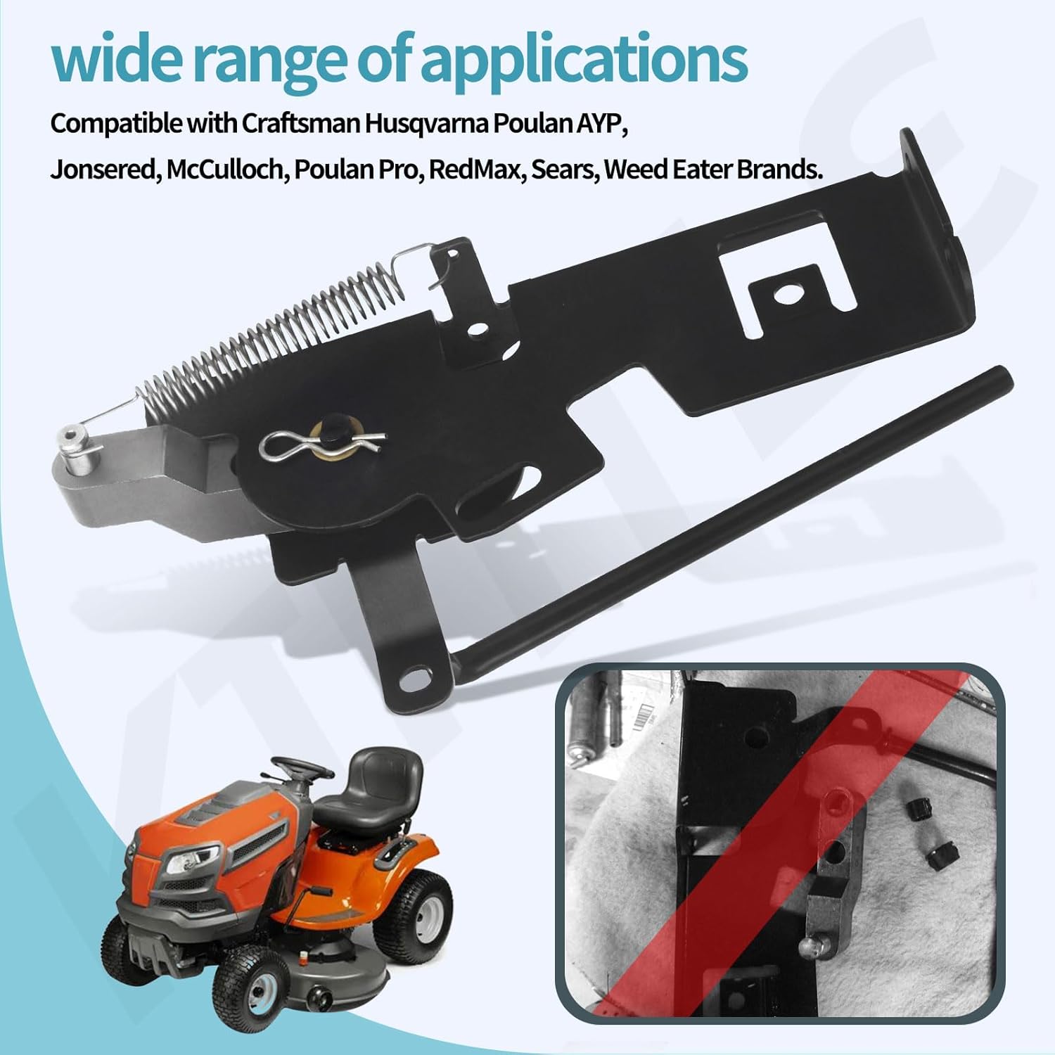 532199972 Clutch Assembly Replaces 199972, 199971 Compatible with Craftsman Husqvarna Poulan LT2317CMA2 LT2317CMA2 Riding Lawn Mower