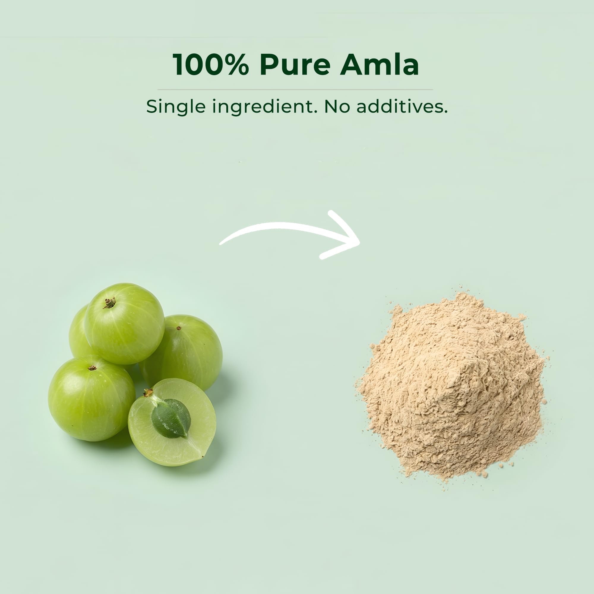 100% Pure Indian Amla Powder | Natural Vitamin C Source | Chemical-Free Ayurvedic Amla Powder for Hair Care, Skin Care & Daily Wellness Gooseberry Powder — Amazon image 5